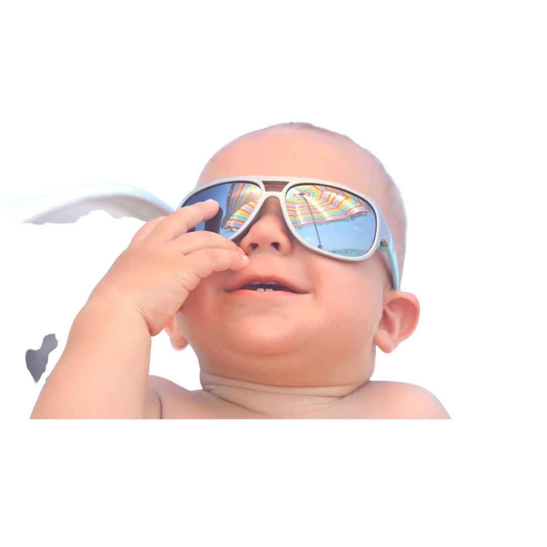 Gafas de sol para bebés.