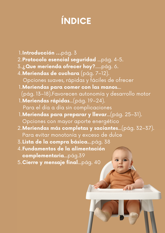 Guía meriendas saludables