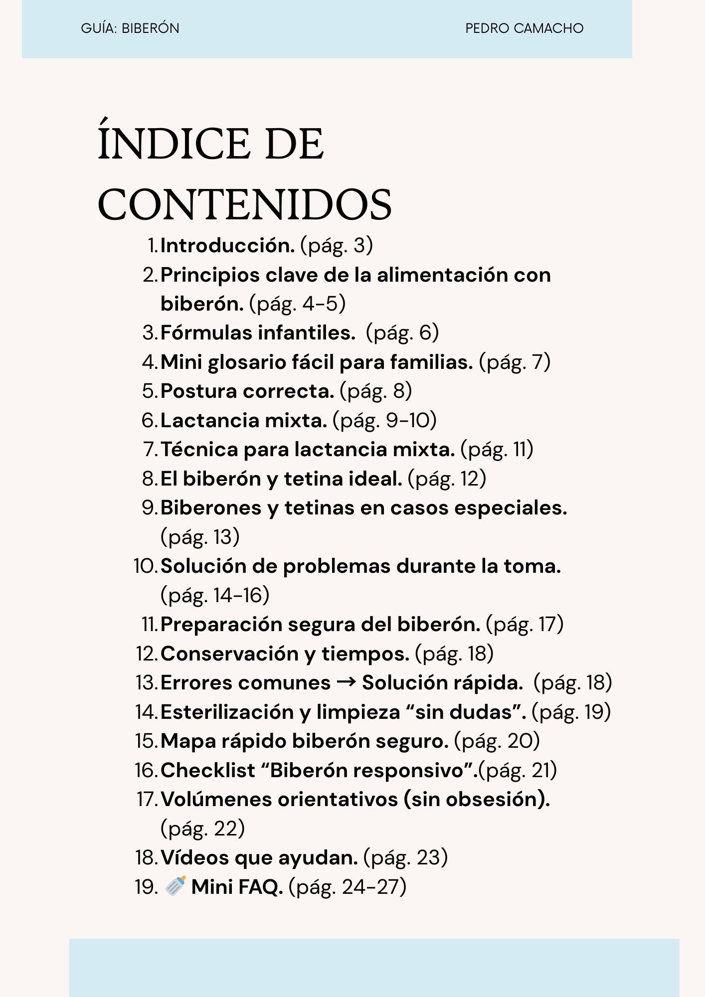 Guía Biberón. Alimentación Segura y Respetuosa