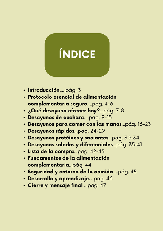 Guía desayunos saludables