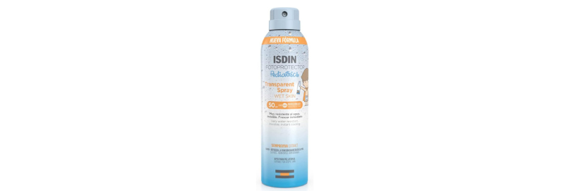 + 3 años Fotoprotector ISDIN Pediatrics Transparent spray Wet Skin SPF 50