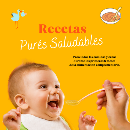 Guia de purés saludables alimentación complementaria
