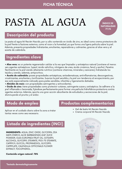 Pasta al agua Mi Recién Nacido 50ml