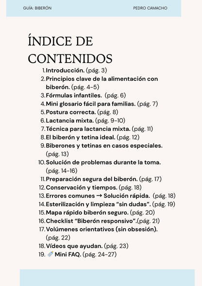 Guía Biberón. Alimentación Segura y Respetuosa